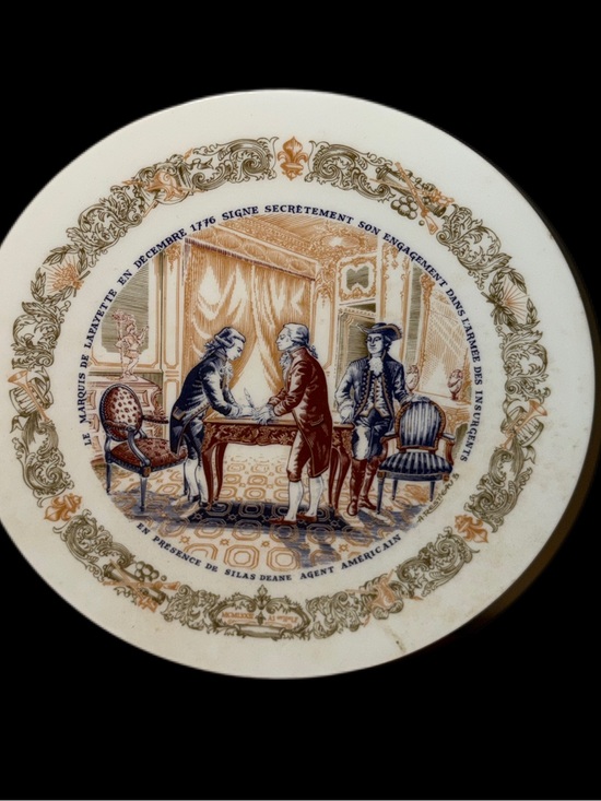Limoges Other - Five BiCentennial Limoges Plates of Le Marquis de LaFayette for